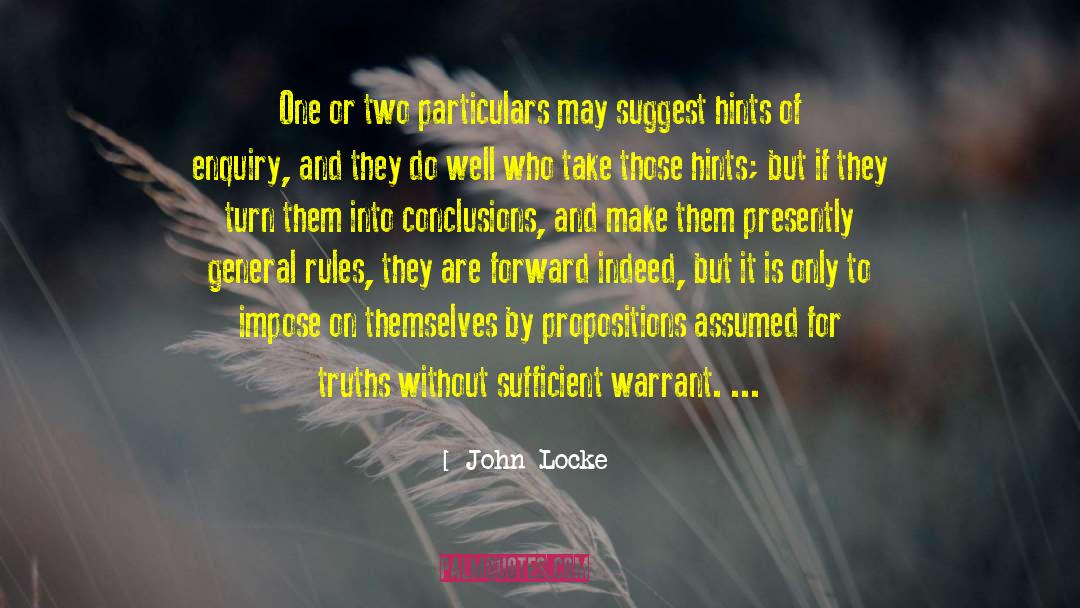 Generalities Vs Particulars quotes by John Locke
