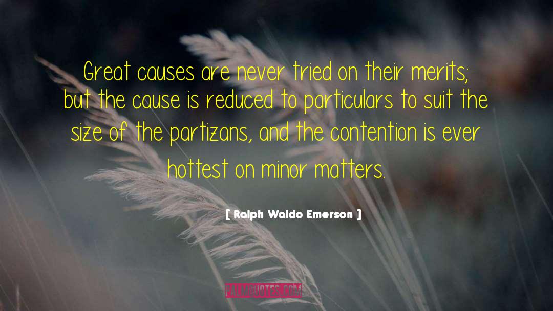 Generalities Vs Particulars quotes by Ralph Waldo Emerson