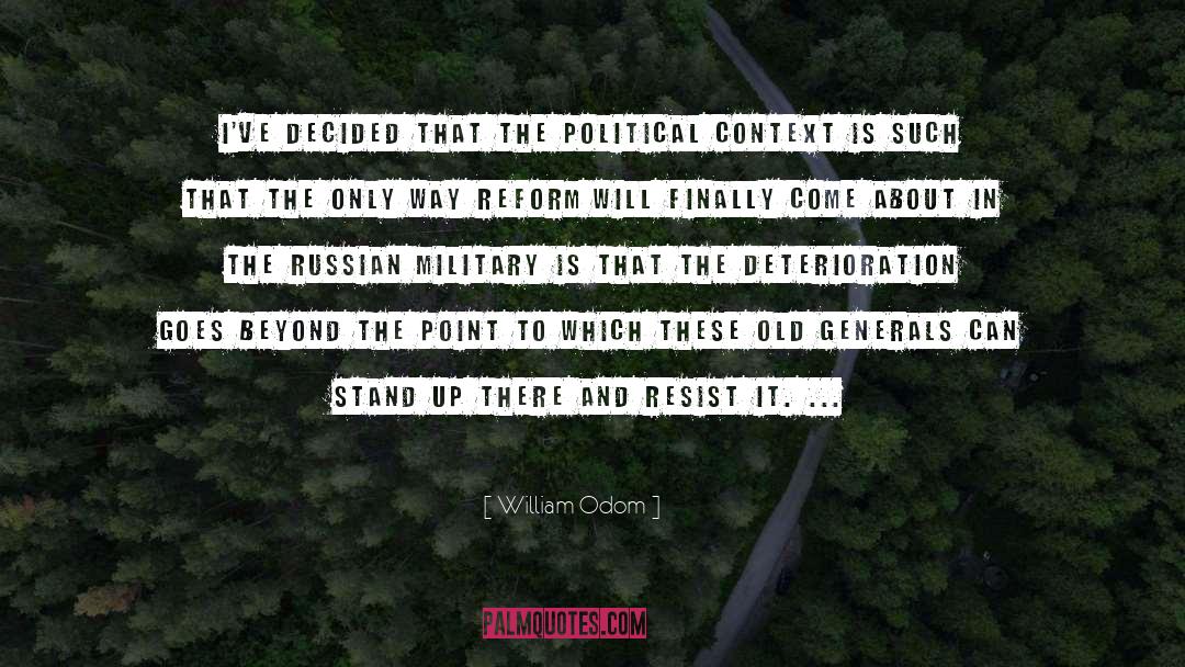 Generals quotes by William Odom