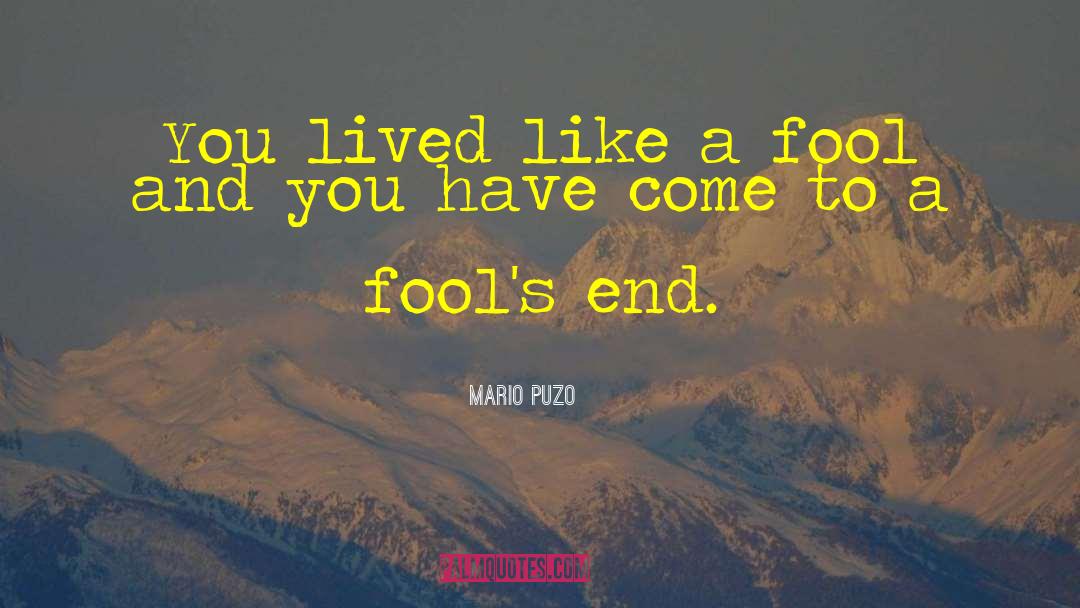 Generation End quotes by Mario Puzo