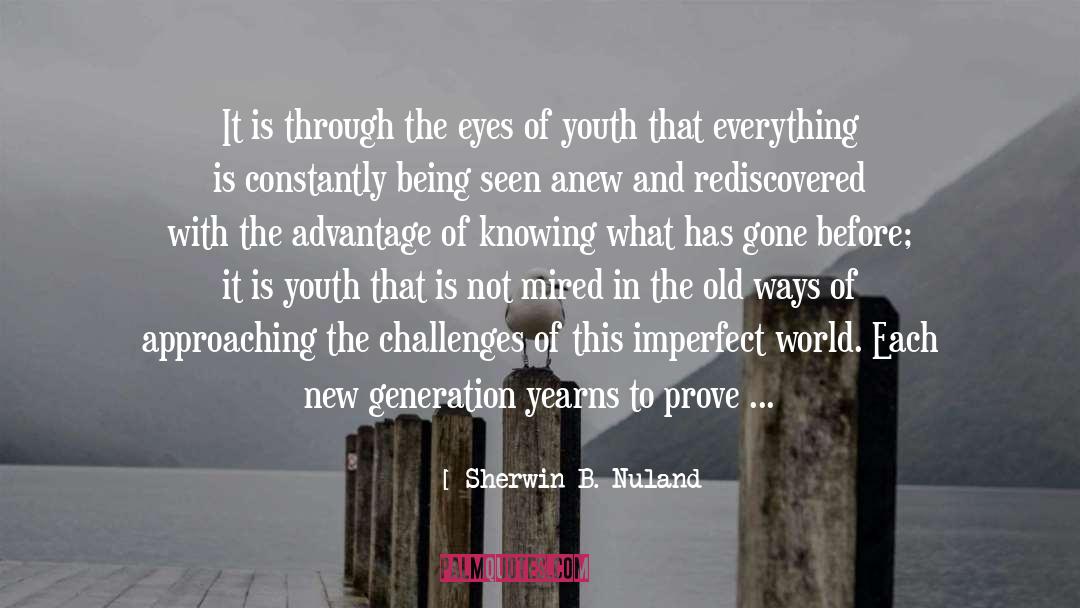 Generation Y quotes by Sherwin B. Nuland