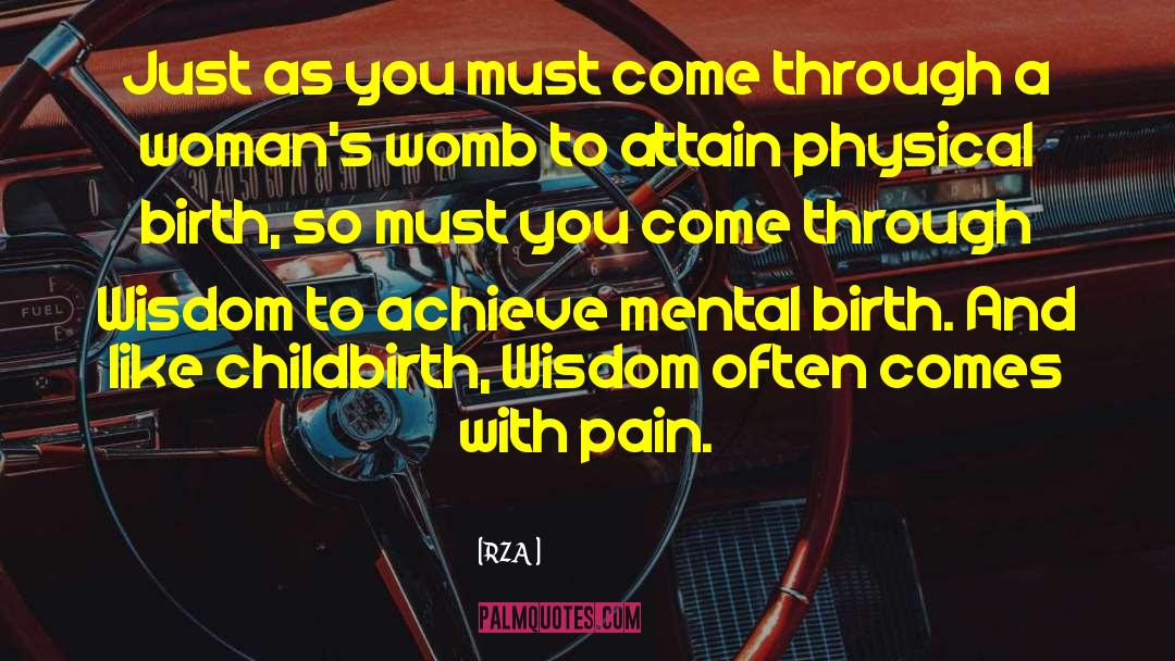 Generational Pain quotes by RZA