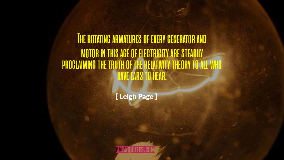 Generator quotes by Leigh Page