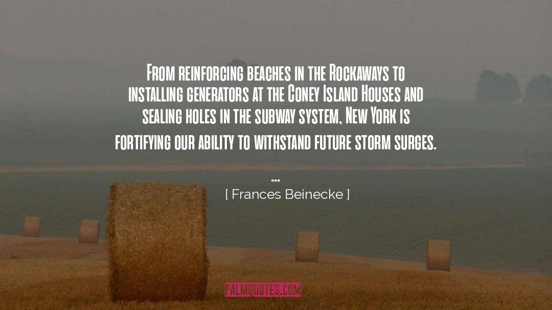 Generators quotes by Frances Beinecke