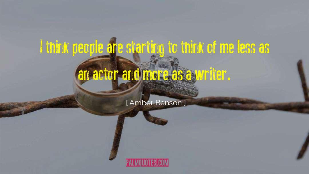 Generic People quotes by Amber Benson