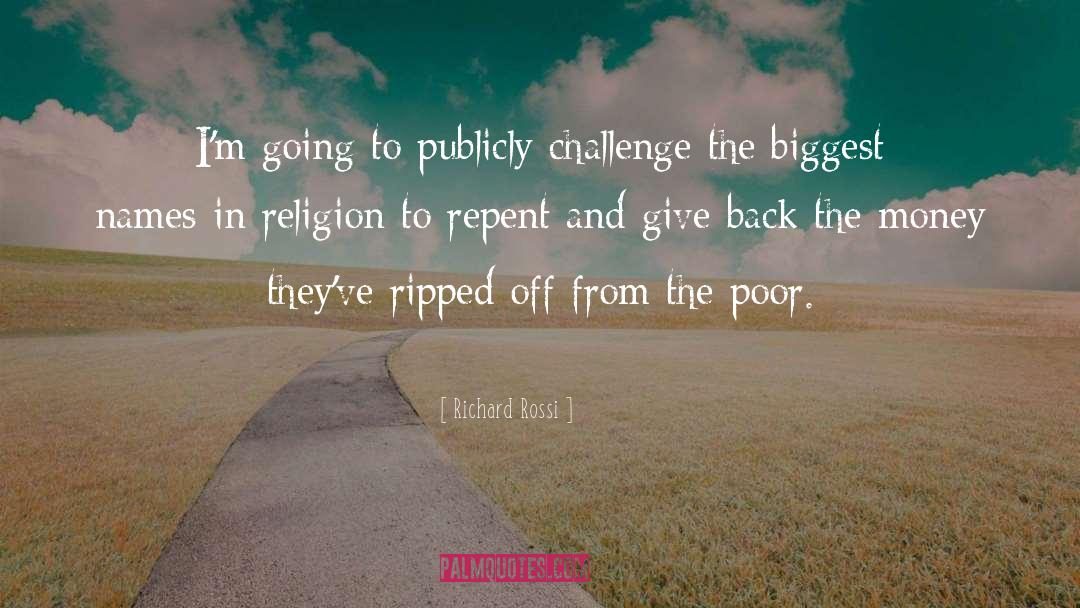 Generosity And Giving quotes by Richard Rossi