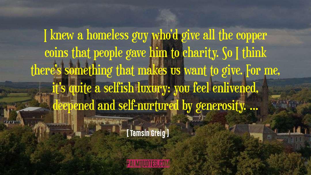 Generosity And Leadership quotes by Tamsin Greig