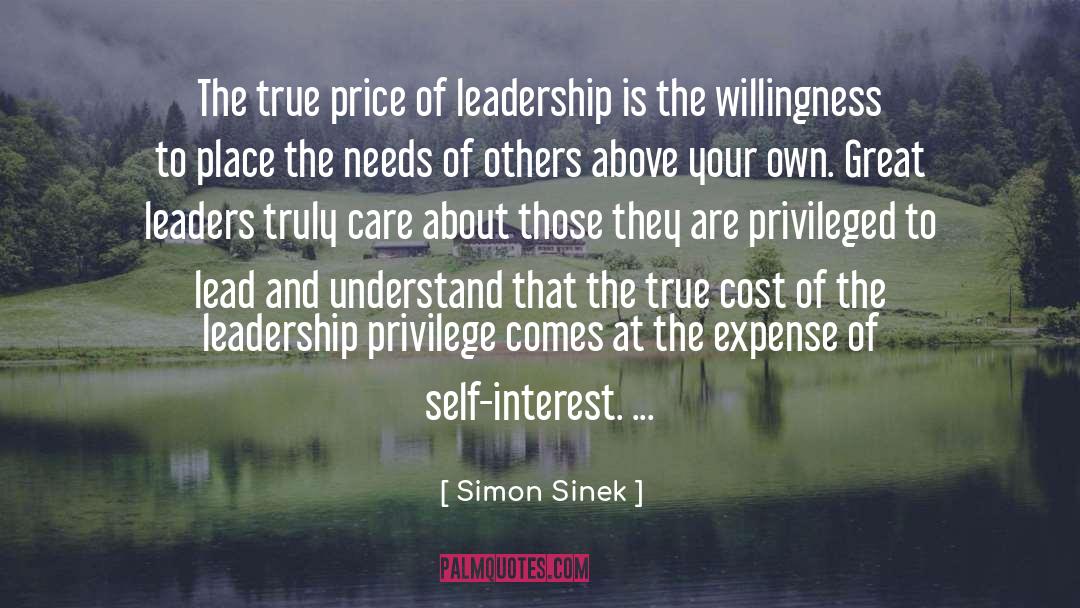 Generosity And Leadership quotes by Simon Sinek