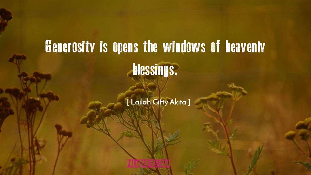 Generosity quotes by Lailah Gifty Akita