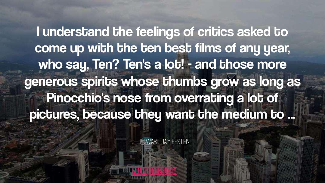 Generous Spirit quotes by Edward Jay Epstein