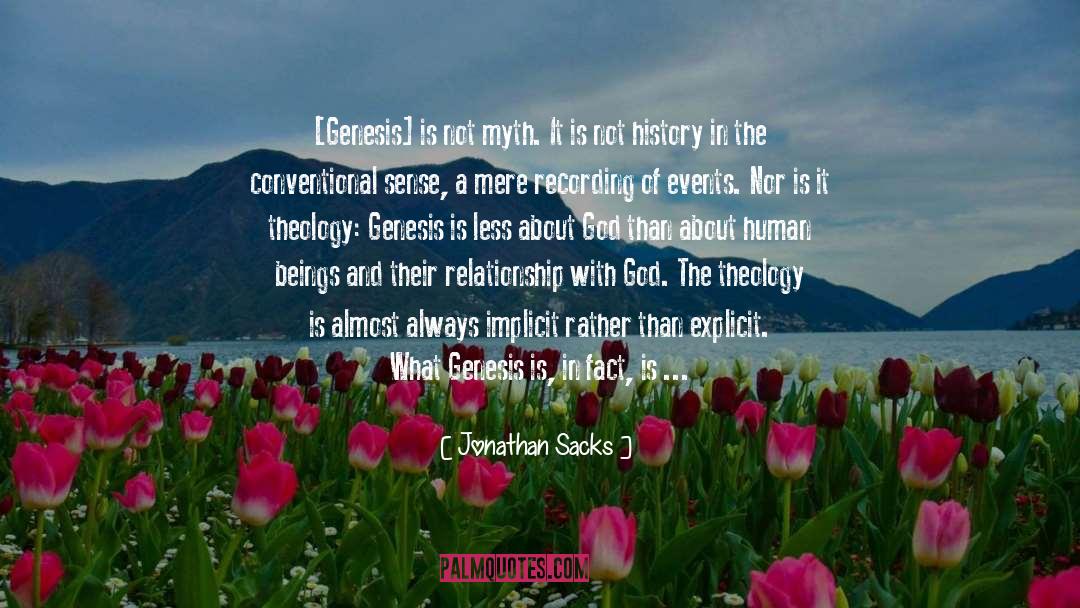 Genesis quotes by Jonathan Sacks