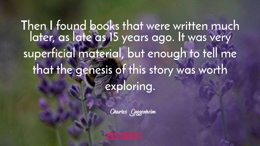 Genesis quotes by Charles Guggenheim