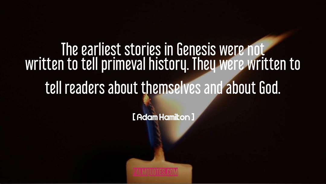 Genesis quotes by Adam Hamilton