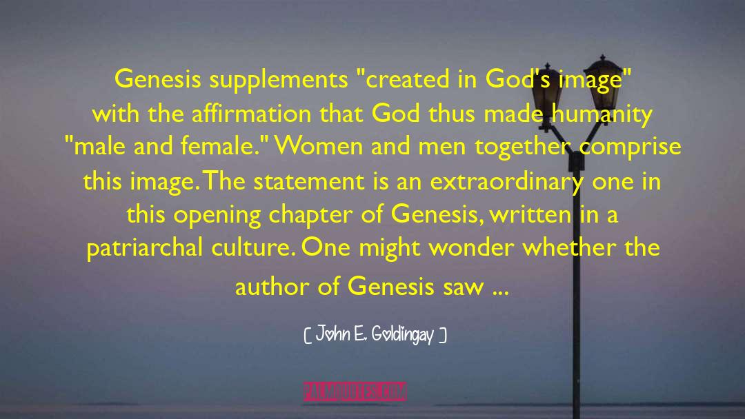 Genesis Revisited quotes by John E. Goldingay