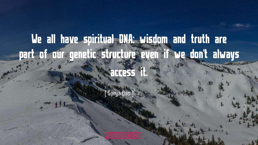 Genetic Predisposition quotes by Surya Das
