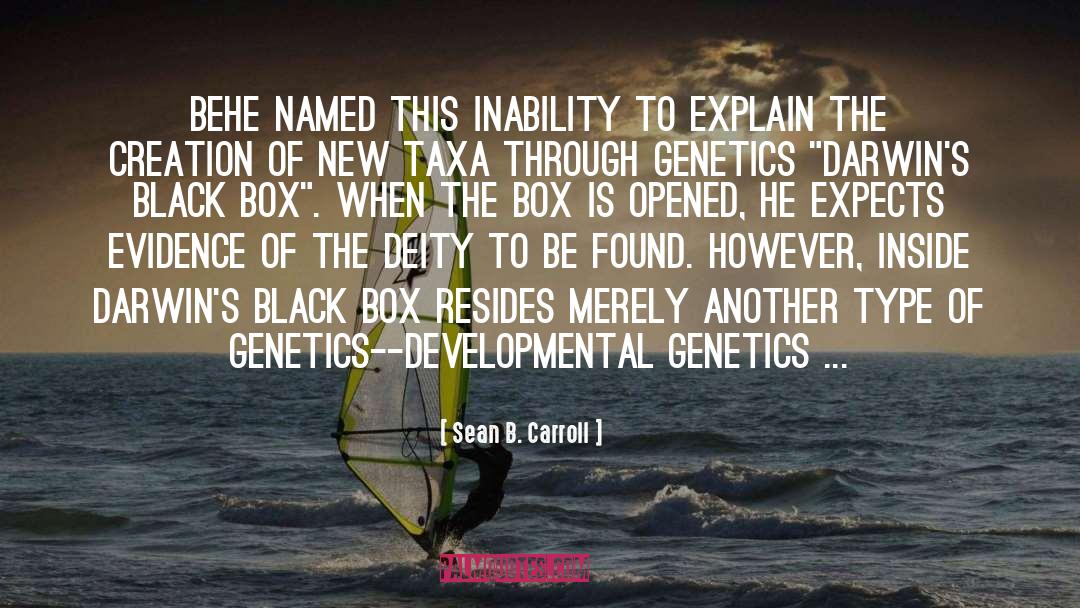 Genetics quotes by Sean B. Carroll