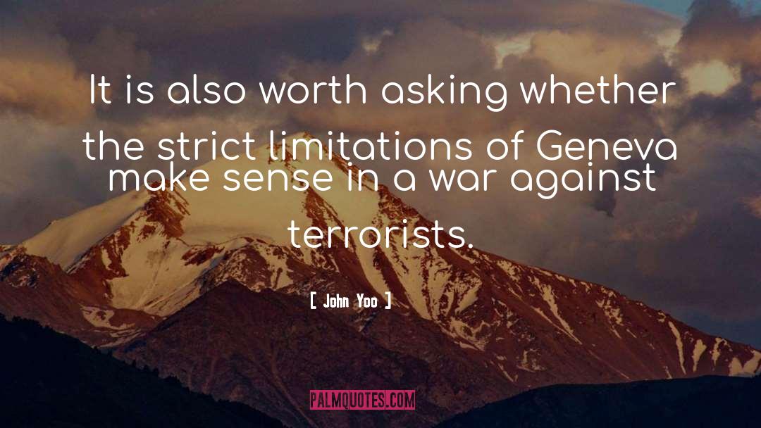 Geneva quotes by John Yoo