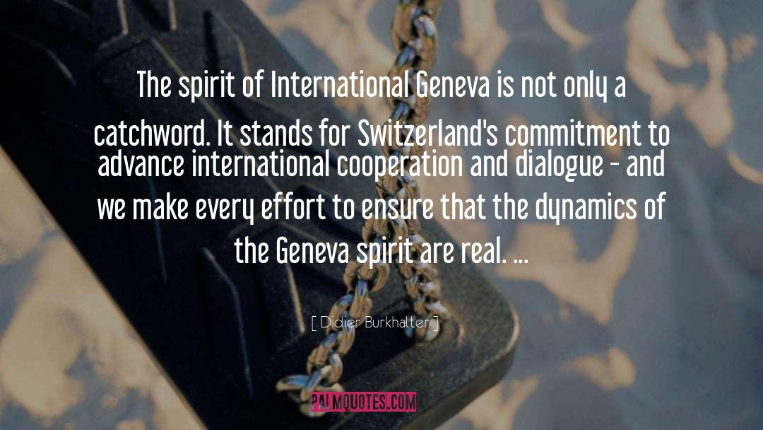 Geneva quotes by Didier Burkhalter