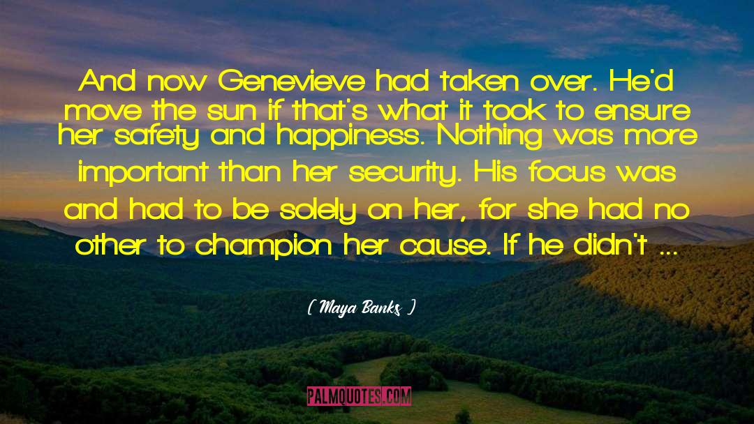 Genevieve quotes by Maya Banks