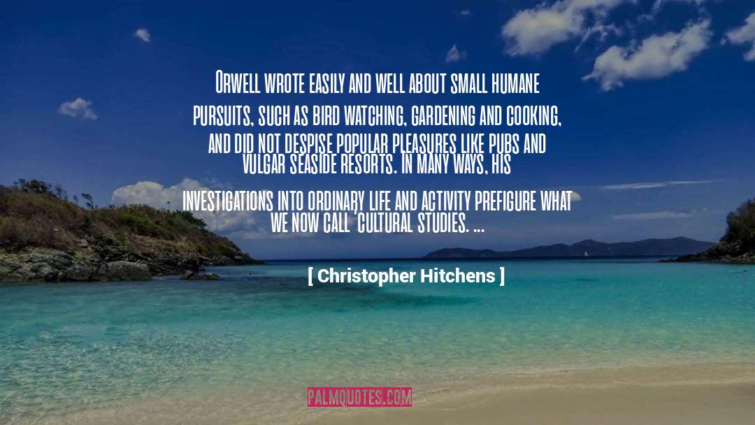 Genevieves Seaside quotes by Christopher Hitchens