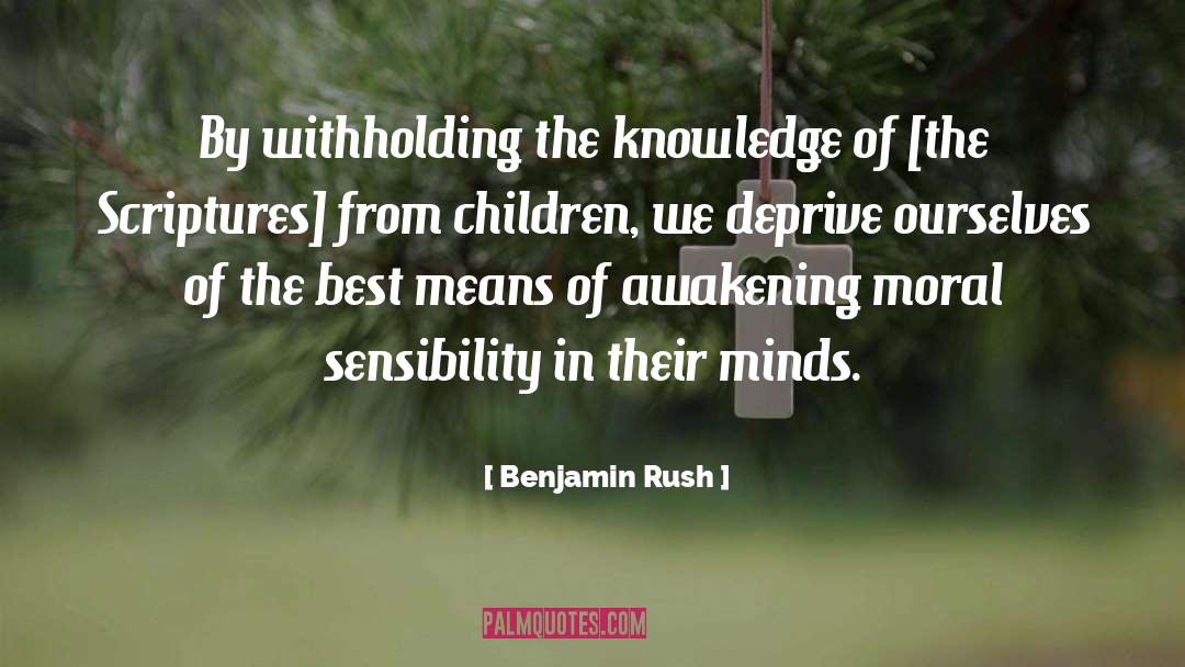 Genius Children quotes by Benjamin Rush