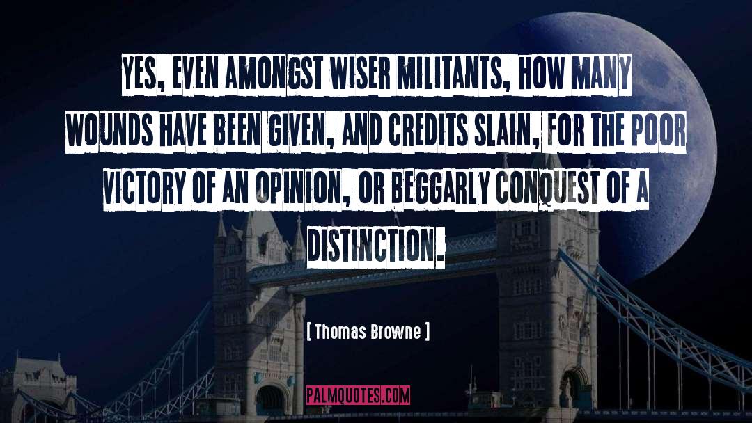 Genius Distinction quotes by Thomas Browne