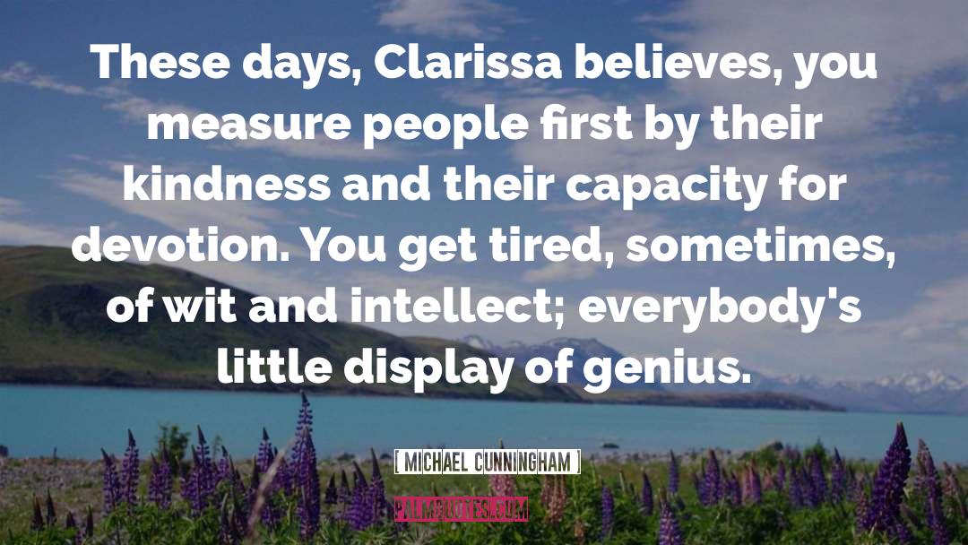 Genius People quotes by Michael Cunningham