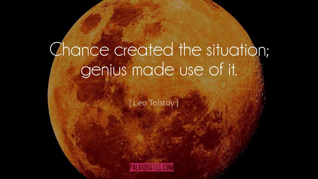 Genius quotes by Leo Tolstoy