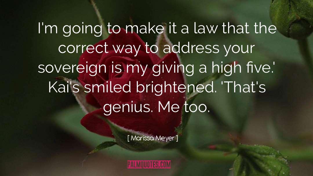 Genius quotes by Marissa Meyer