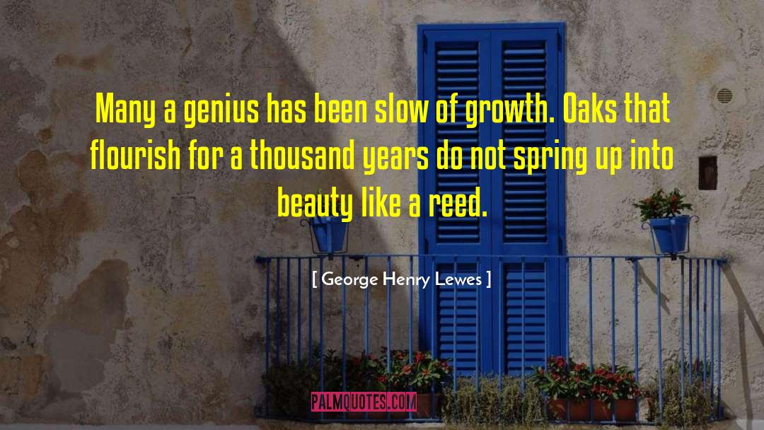 Genius Stupidity quotes by George Henry Lewes