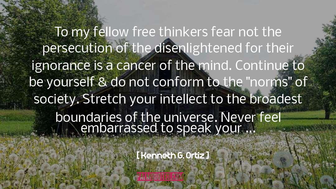 Genius Thinkers quotes by Kenneth G. Ortiz