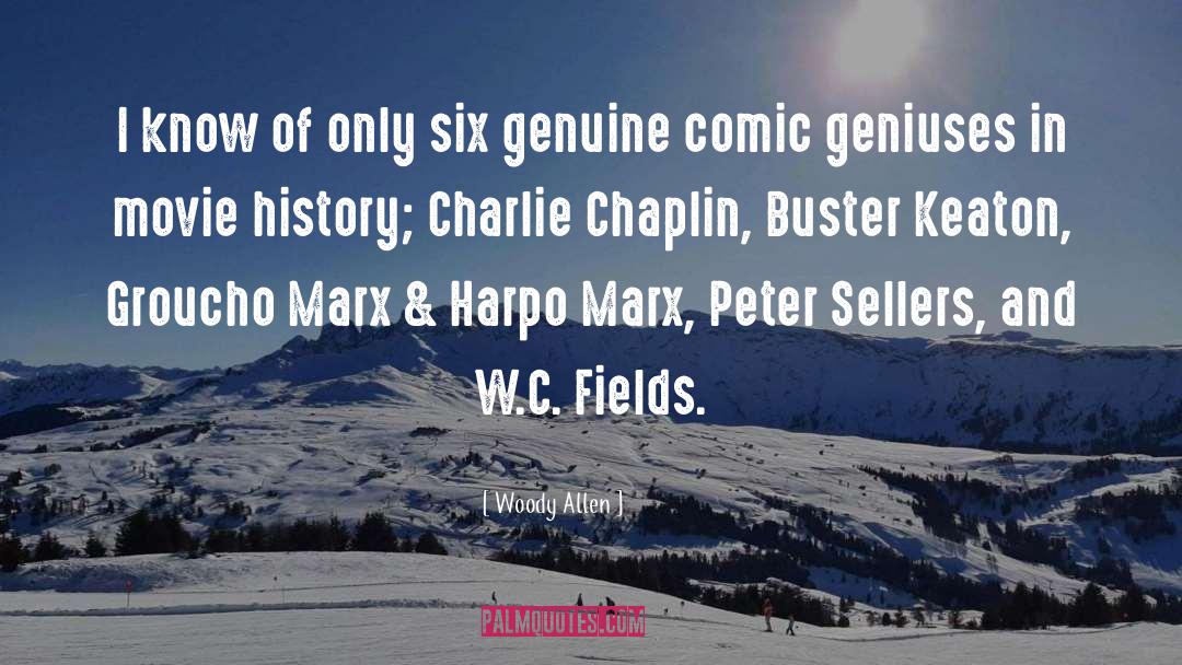 Geniuses quotes by Woody Allen