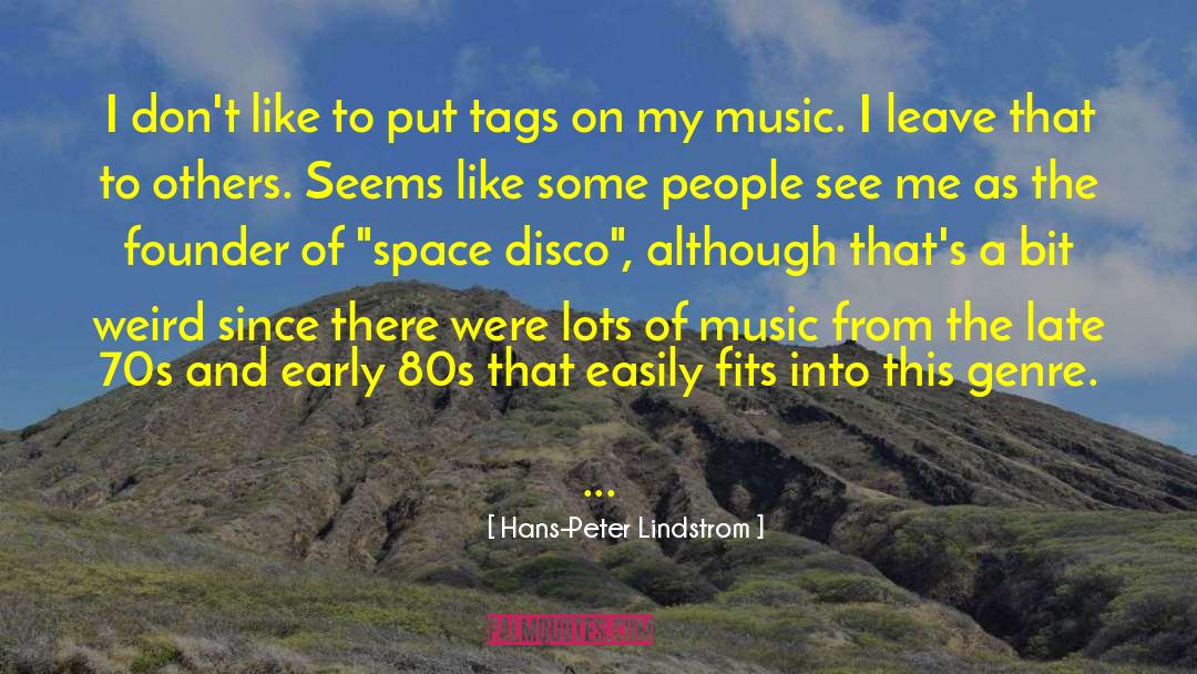 Genre Conventions quotes by Hans-Peter Lindstrom