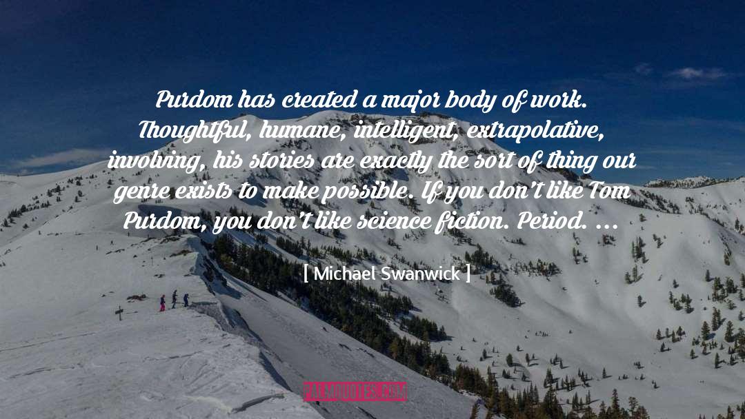 Genre quotes by Michael Swanwick