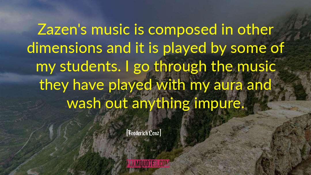 Genres Of Music quotes by Frederick Lenz