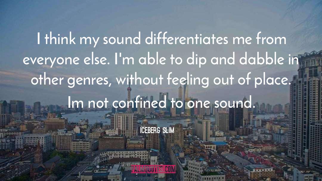 Genres quotes by Iceberg Slim