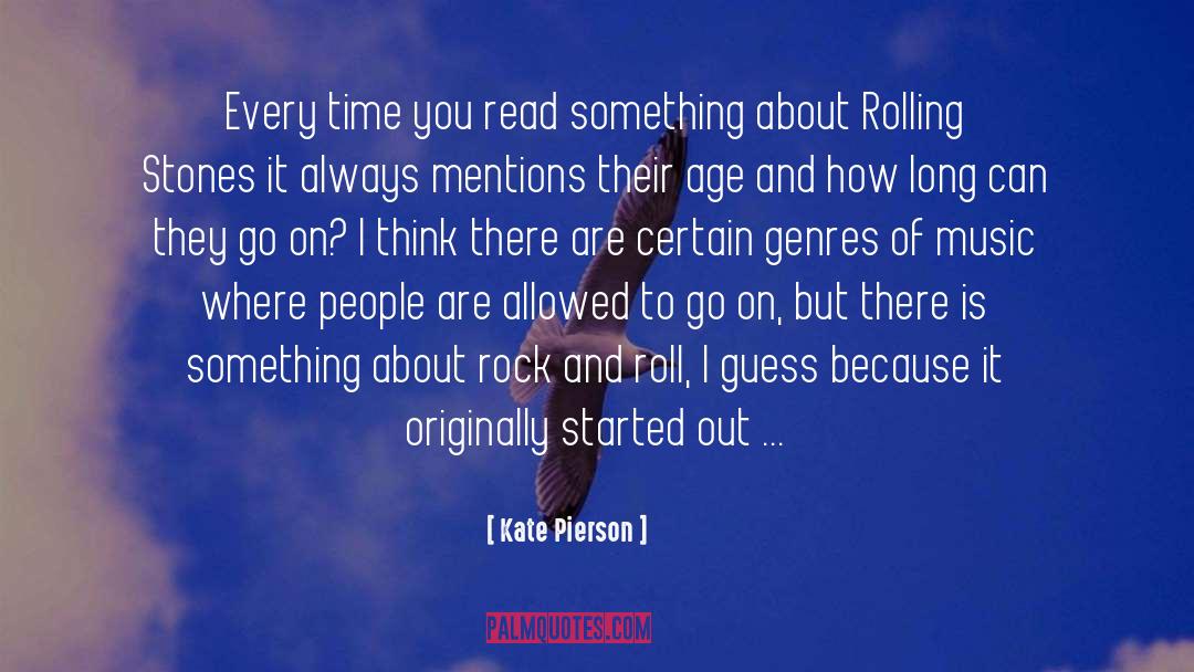 Genres quotes by Kate Pierson