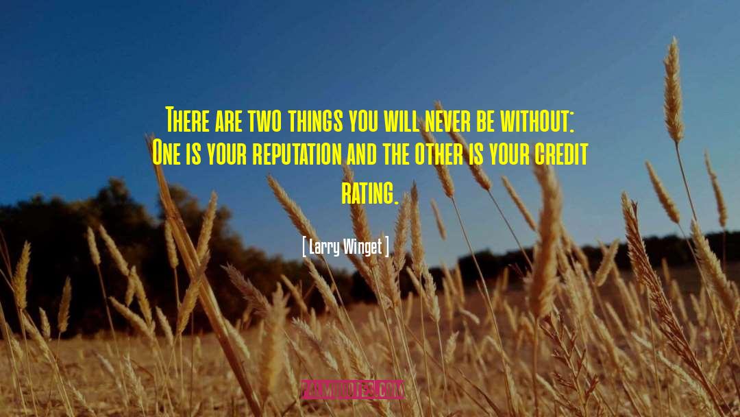 Gensets Rating quotes by Larry Winget