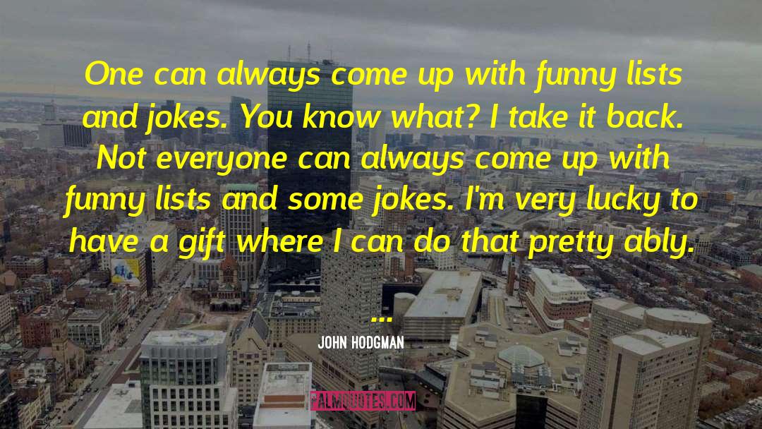 Gentelins Gift quotes by John Hodgman