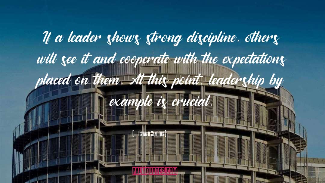 Gentle Discipline quotes by J. Oswald Sanders