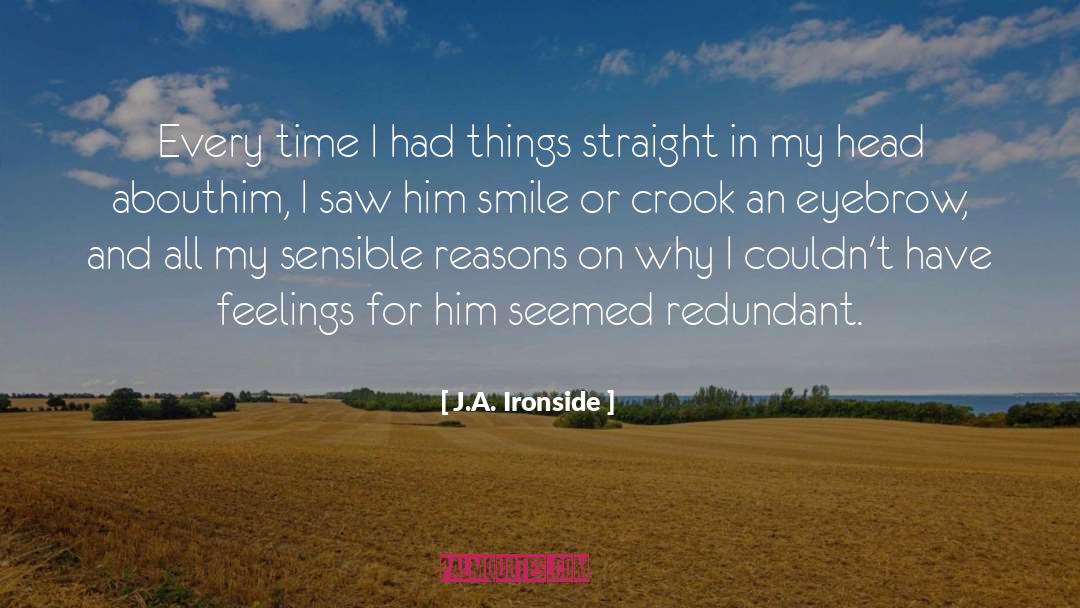Gentle Smile quotes by J.A. Ironside