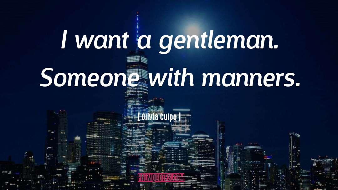 Gentleman Killer quotes by Olivia Culpo