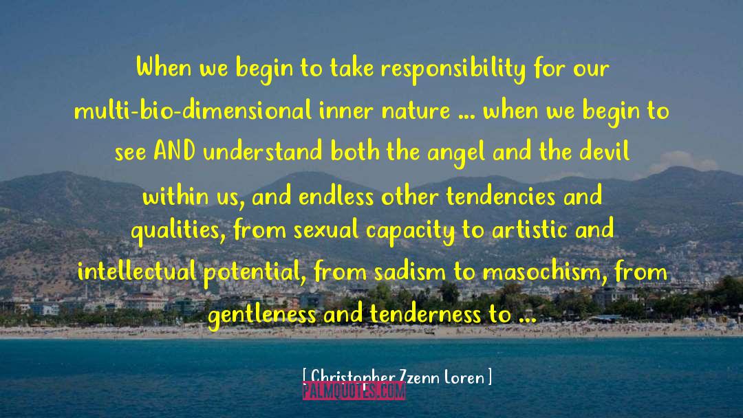 Gentleness quotes by Christopher Zzenn Loren