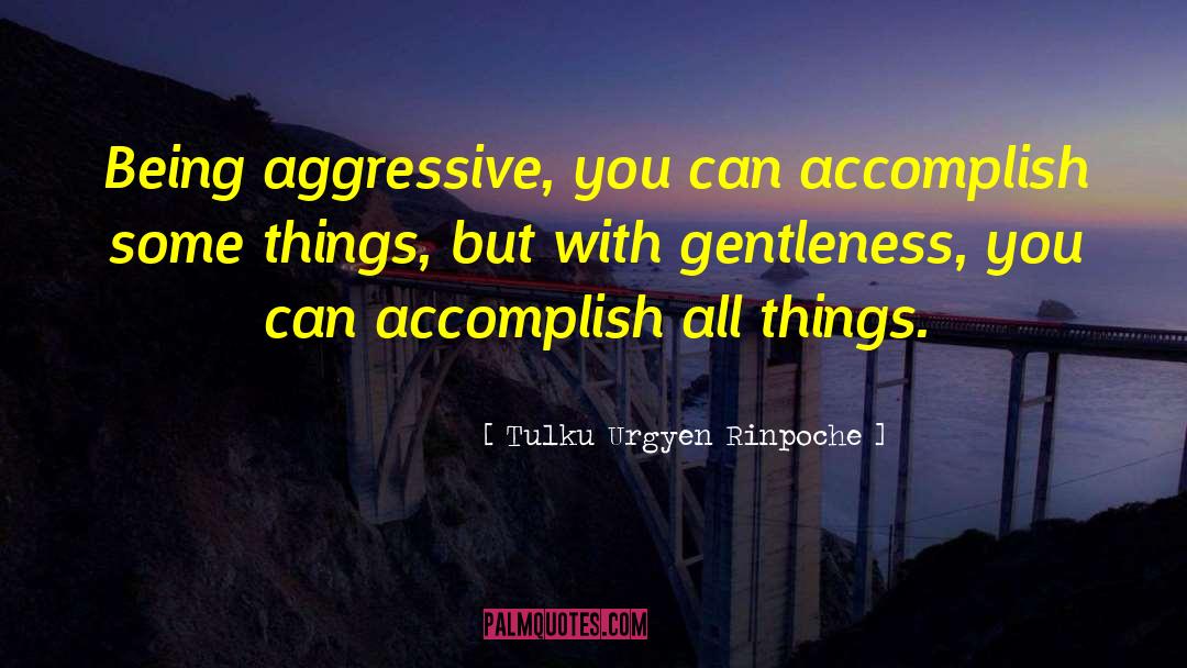 Gentleness quotes by Tulku Urgyen Rinpoche