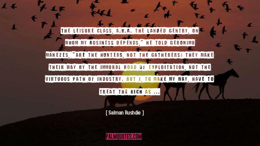 Gentry quotes by Salman Rushdie