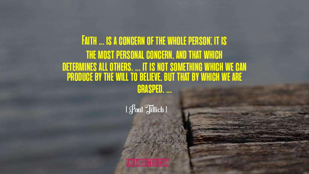 Genuine Concern quotes by Paul Tillich