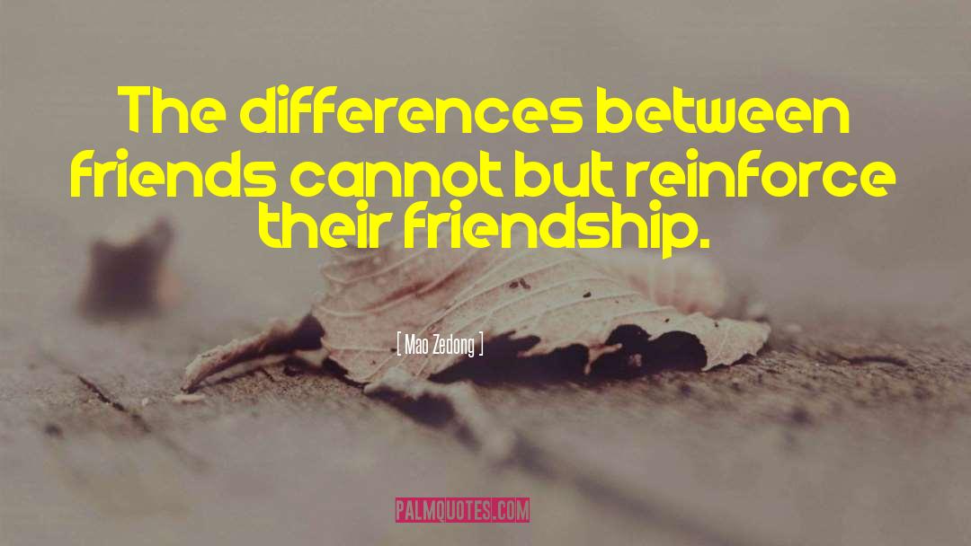 Genuine Friendship quotes by Mao Zedong
