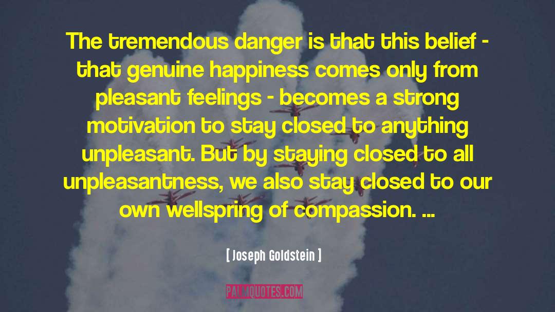 Genuine Happiness quotes by Joseph Goldstein