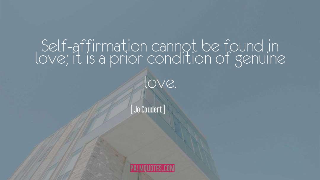 Genuine Love quotes by Jo Coudert