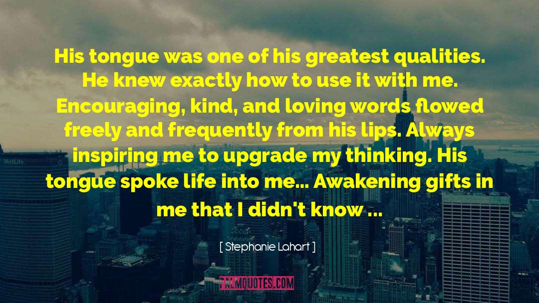 Genuine Love quotes by Stephanie Lahart